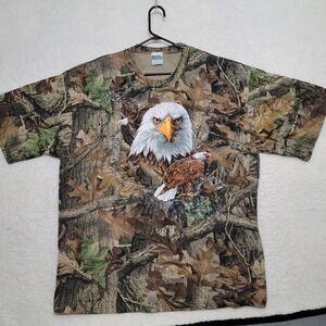 Camo T Shirt Men's 3XL  XXXL Short sleeve Advantage Timber Hunting Sportex